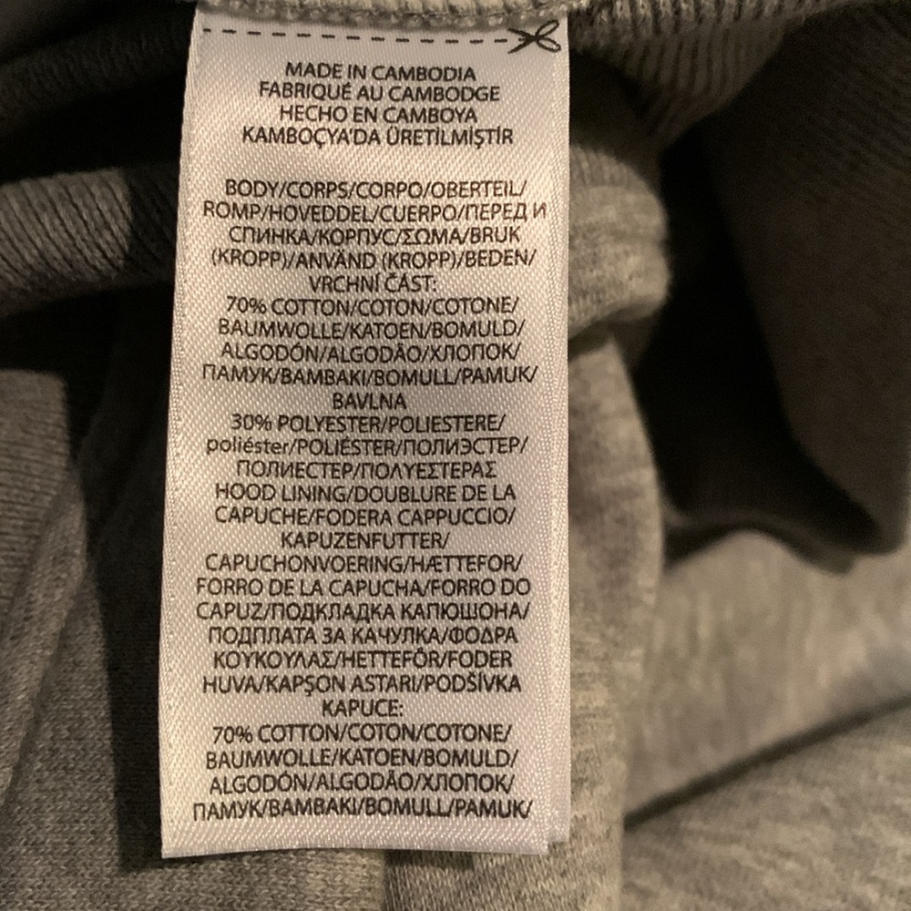 POLO RALPH LAUREN BIG PONY HOODIE PULLOVER 1967 CURSIVE GREY COLOR - Picture 4 of 8